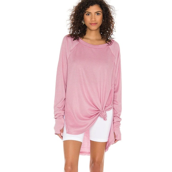 Free People Snowy Thermal Top Long Sleeve Tunic - Picture 1 of 10